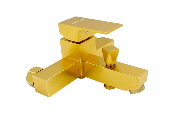 Cмеситель для ванны однорычажный с коротким изливом MILLZ золото металл MRS-AL-F1(Gold) - изображение 2