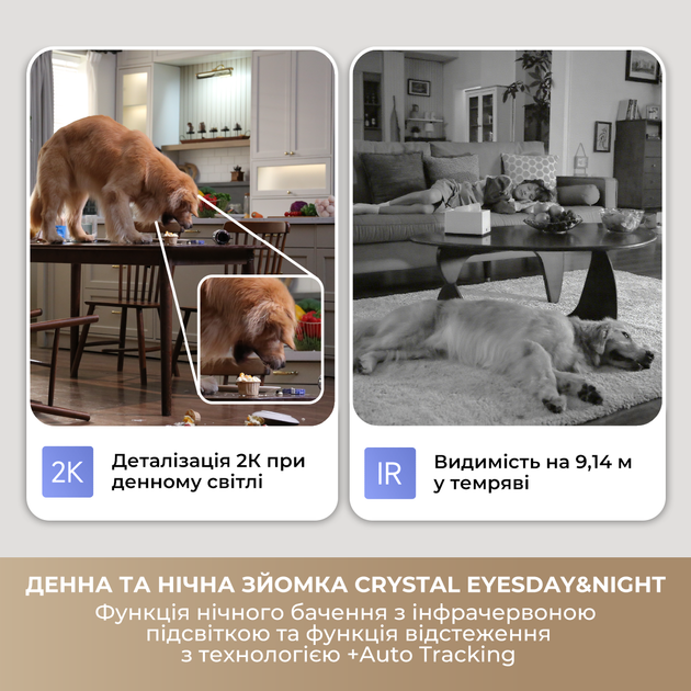 IP-камера Dreame NAVO Care 1 InCam 4MP (2K) White - зображення 4