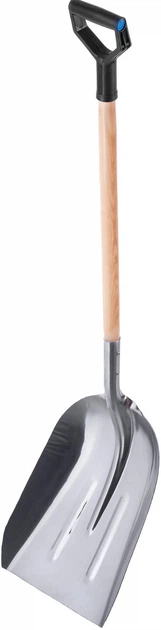Лопата для снігу Kadax 141 x 37 см Срібна (K3467) - зображення 2