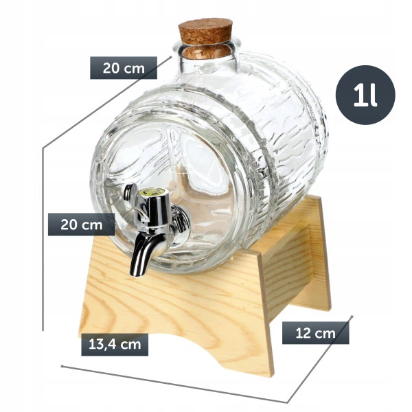 Диспенсер для напоїв Kadax з краником 1 л (5903699415146) - зображення 2