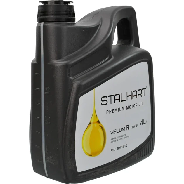Олива моторна Stalhart Velum R 5W-30 (4л.) - Фото 2 Олива моторна Stalhart Velum R 5W-30 (4л.) - зображення 2