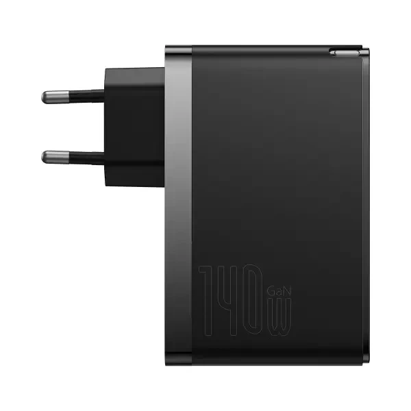 Зарядное устройство СЗУ Baseus GaN5 Pro Fast Charger QC4.0+PD3.1 140W USB+2Type-C 5A Black (CCGAN140CE) - изображение 7