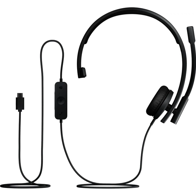 Комп'ютерна гарнітура Logitech H570e Mono USB-C Black (981-001427) [154768] - зображення 5