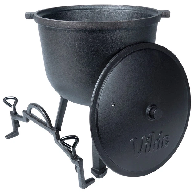 Чавунний казанок Orion 199053 CAST LINE на ніжках з кришкою 10 л (5904316471910) - зображення 3