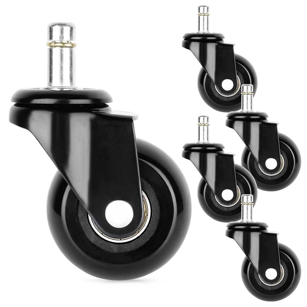 Kółka do fotela Vilde 569995 IKEA kauczukowe 5 cm x 10 mm 5 szt (5904316481759) - obraz 2