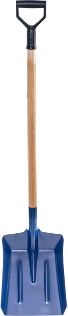 Лопата Kadax з дерев'яною ручкою 133 см Синя (K3464) - зображення 2