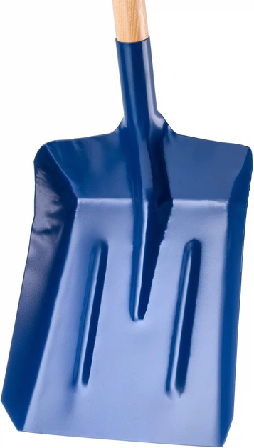 Лопата Kadax з дерев'яною ручкою 133 см Синя (K3464) - зображення 4