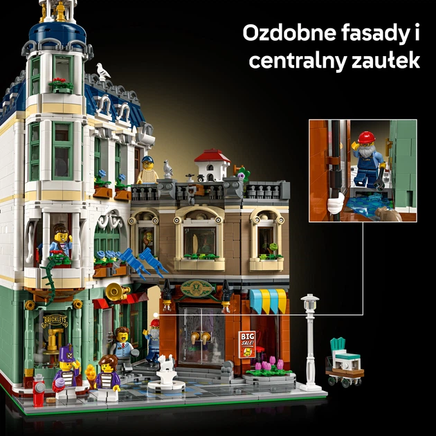 Zestaw klocków LEGO Icons Ulica handlowa 3456 elementów (11371) - obraz 5