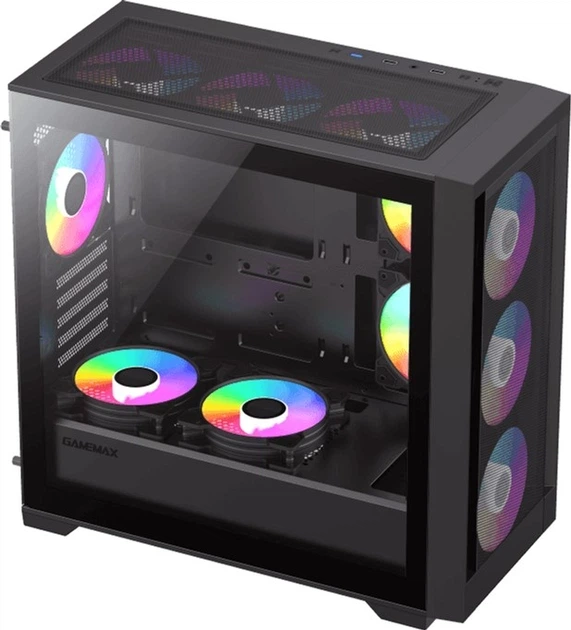 Корпус GameMax Defender MB з 4 ARGB вентиляторами - Фото 4 Корпус GameMax Defender MB з 4 ARGB вентиляторами - зображення 4
