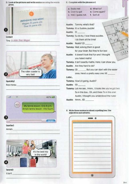 Робочий зошит Англійська мова Full Blast Plus for Ukraine 8 клас НУШ Workbook Marileni Malkogianni - Фото 12 Робочий зошит Англійська мова Full Blast Plus for Ukraine 8 клас НУШ Workbook Marileni Malkogianni - зображення 12