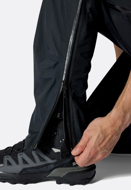 Штаны мужские Rab Downpour Mountain Pants, Black, M (Regular) (RB QWI-13-BLK-MED-RG) - изображение 7