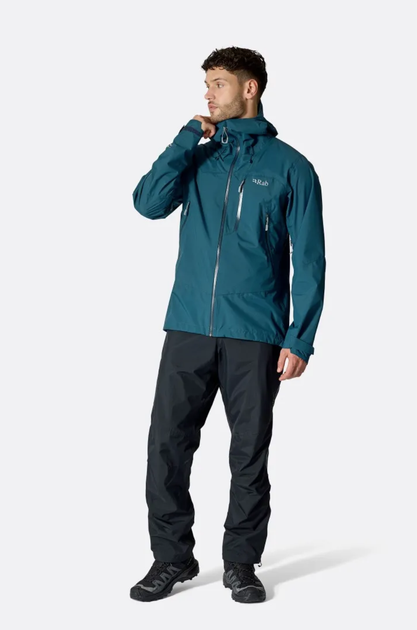 Штаны мужские Rab Downpour Mountain Pants, Black, M (Regular) (RB QWI-13-BLK-MED-RG) - изображение 11