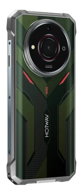 Захищений смартфон Hotwav T7S 4/128GB Green для активного відпочинку та екстремальних умов - Фото 3 Захищений смартфон Hotwav T7S 4/128GB Green для активного відпочинку та екстремальних умов - зображення 3