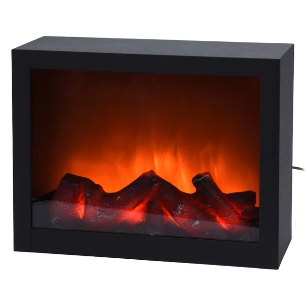 Електричний камін LED Home & Styling Collection 568150 29 x 23 см Чорний (8719987179693) - зображення 2