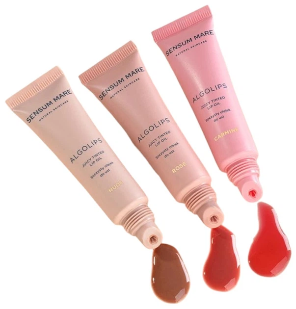 Olejek do ust Sensum Mare Algolips nawilżający Carmine 10 ml (5907222316627) - obraz 2