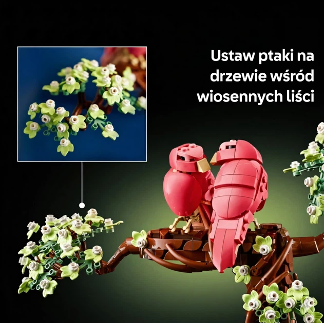 Zestaw klocków LEGO Ideas Papużki nierozłączki 750 elementów (21365) - obraz 6