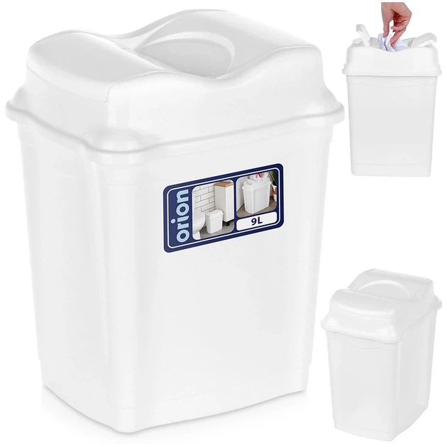 Кошик для сміття Orion 731338 пластиковий 9 л Білий (8592381170974) - зображення 2