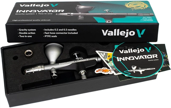 Універсальний аерограф Vallejo Innovator 90.001 (8429551900010) - зображення 2