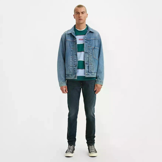 Джинси Levi's 512 Slim Taper Fit Flex Jeans Color: Genie - Dark Wash - Stretch (288330419) W30 L30 - Фото 2 Джинси Levi's 512 Slim Taper Fit Flex Jeans Color: Genie - Dark Wash - Stretch (288330419) W30 L30 - зображення 2