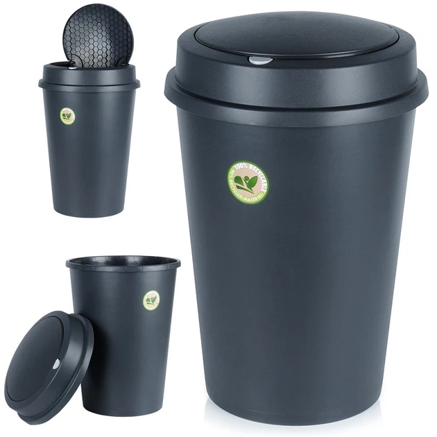 Кошик для сміття Orion 779076 пластиковий 47 л Чорний (8720573387705) - зображення 4