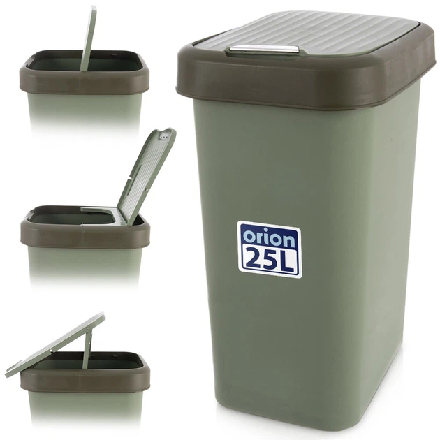 Kosz na śmieci Orion 731737 plastikowy 25 l Zielony (8605060306615)  - obraz 6