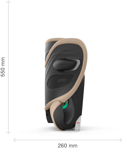 Fotelik samochodowy Cybex Solution G2 i-Fix Plus Almond Beige (4063846470341) - obraz 10