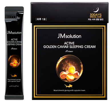 Крем для лица JMsolution Active Golden Caviar Sleeping Cream Prime , 4 мл - изображение 2