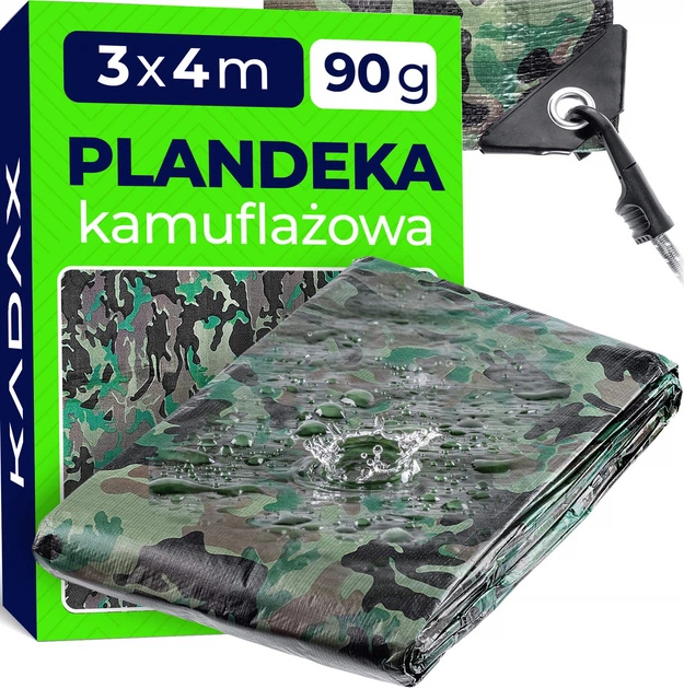 Plandeka kamuflażowa Kadax Welden 3 x 4 m (K7835) - obraz 9