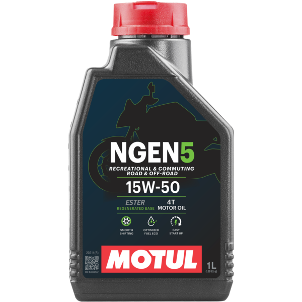 Олива Motul NGEN 5 4T SAE 15W50 1Л - Фото 1 Олива Motul NGEN 5 4T SAE 15W50 1Л - зображення 1