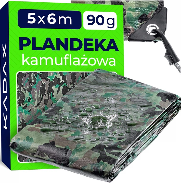 Plandeka kamuflażowa Kadax Welden 5 x 6 m (K7839) - obraz 8