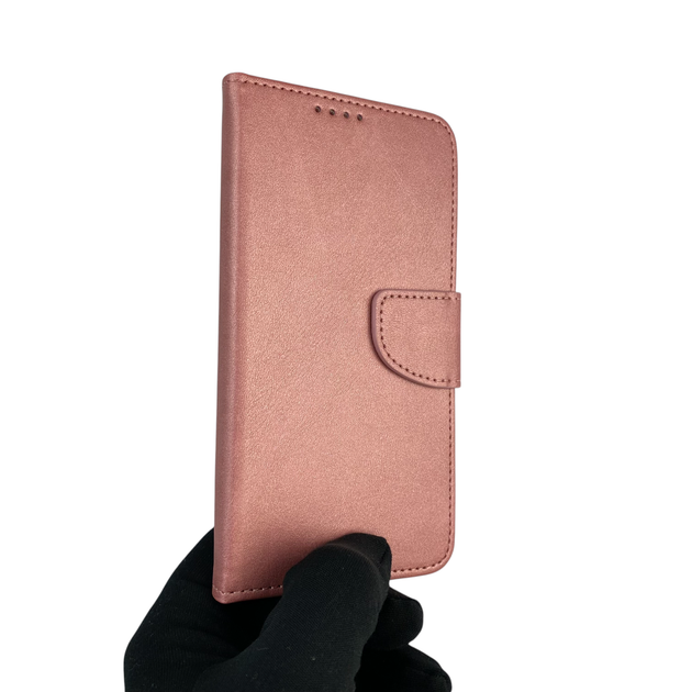 Чехол-книжка для телефона Samsung Galaxy M31 (SM-M315F) кожанная с магнитной застежкой с отделением для карт розовая - Фото 1 Чехол-книжка для телефона Samsung Galaxy M31 (SM-M315F) кожанная с магнитной застежкой с отделением для карт розовая - изображение 1