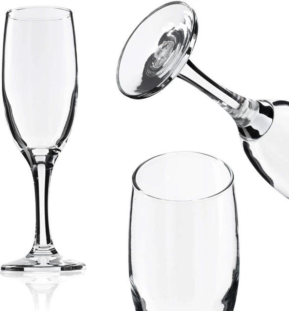 Набір келихів Kadax Jordet для шампанського 190 мл 6 шт (5903699482483) - зображення 2