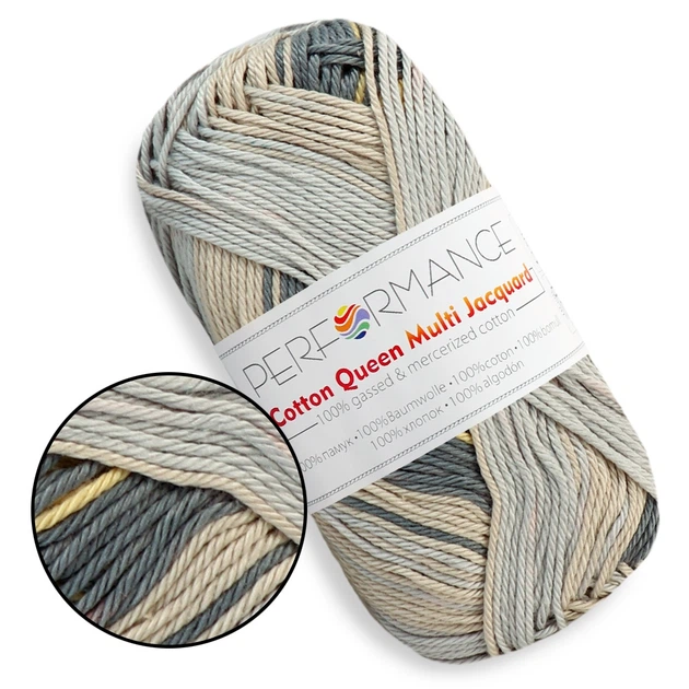 Performance Cotton Queen Multi Jacquard, №10490 − мерсеризованный хлопок 50 г/125 м , пряжа с жаккардовым окрашиванием для летней одежды - Фото 1 Performance Cotton Queen Multi Jacquard, №10490 − мерсеризованный хлопок 50 г/125 м , пряжа с жаккардовым окрашиванием для летней одежды - изображение 1