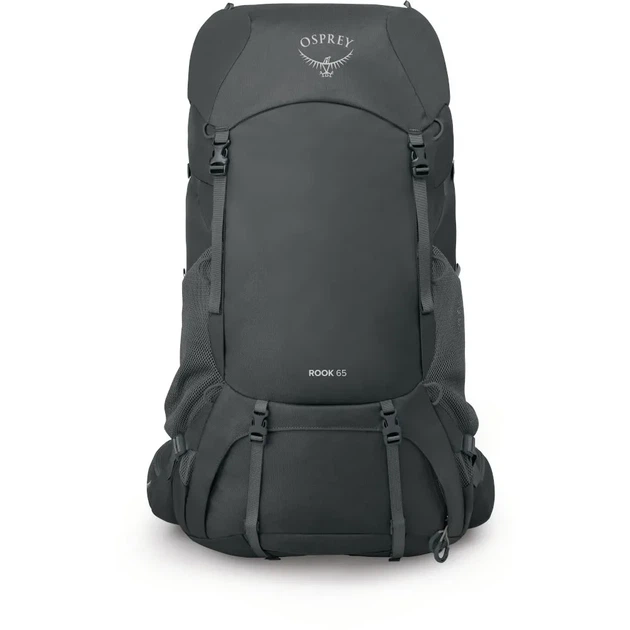 Рюкзак туристический Osprey Rook 65 Dark charcoal/silver lining Uni (100074036) - Фото 2 Рюкзак туристический Osprey Rook 65 Dark charcoal/silver lining Uni (100074036) - изображение 2
