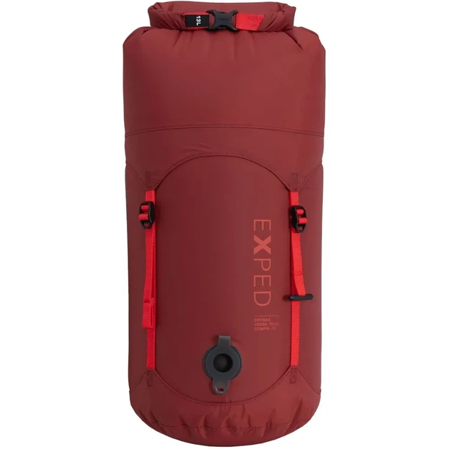 Гермомішок Exped Drybag Versa Telecompression 13 L burgundy бордовий - Фото 1 Гермомішок Exped Drybag Versa Telecompression 13 L burgundy бордовий - зображення 1