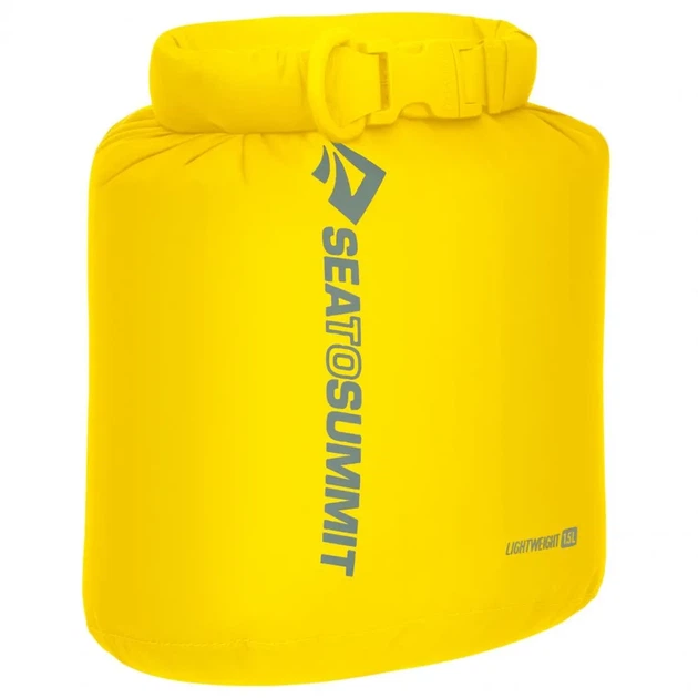 Гермомешок туристический для сплава или похода Sea to Summit Lightweight Dry Bag 3L Sulphur (100065244) - изображение 2
