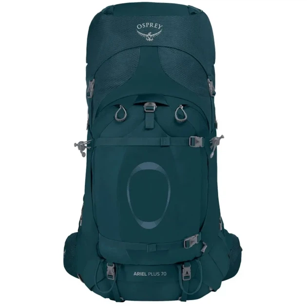 Рюкзак туристический Osprey Ariel Plus 70 Night jungle blue M/L (100003831) - Фото 2 Рюкзак туристический Osprey Ariel Plus 70 Night jungle blue M/L (100003831) - изображение 2