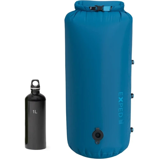 Гермомешок туристический для сплава или похода Exped Drybag Versa Compression 19 Deep sea (100079706) - Фото 2 Гермомешок туристический для сплава или похода Exped Drybag Versa Compression 19 Deep sea (100079706) - изображение 2