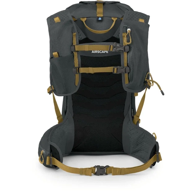Рюкзак туристичний наплічник Osprey Talon Velocity 20 Dark charcoal/tumbleweed yellow L/XL (100022801) - зображення 3