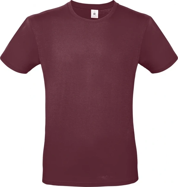Футболка B&C E150 Бордова XL - Фото 1 Футболка B&C E150 Бордова XL - изображение 1