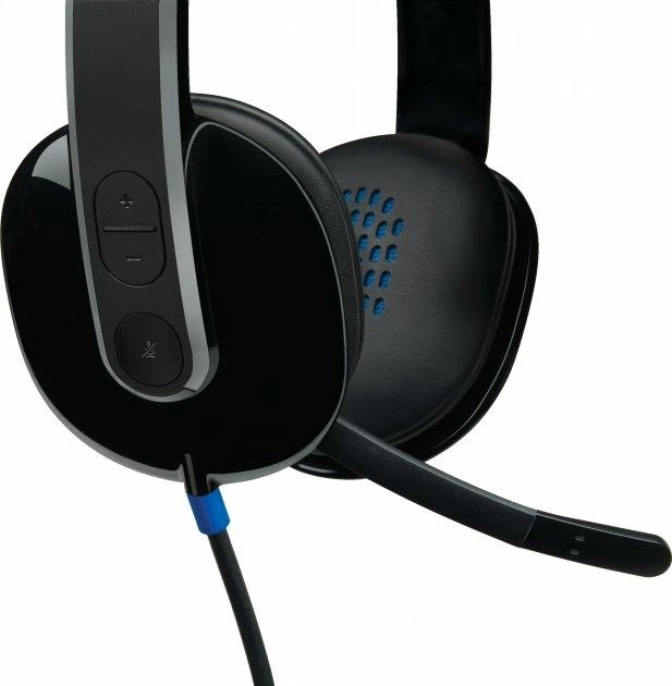 Гарнітура Logitech H540 USB (981-000480) Чорний 32357 - изображение 6