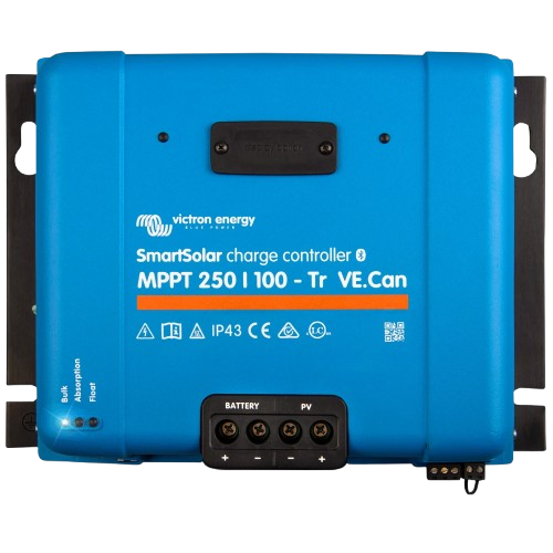 Контролер заряду сонячної батареї Victron Energy SmartSolar MPPT 250/100-TR Bluetooth 250В 100А Blue - Фото 1 Контролер заряду сонячної батареї Victron Energy SmartSolar MPPT 250/100-TR Bluetooth 250В 100А Blue - зображення 1
