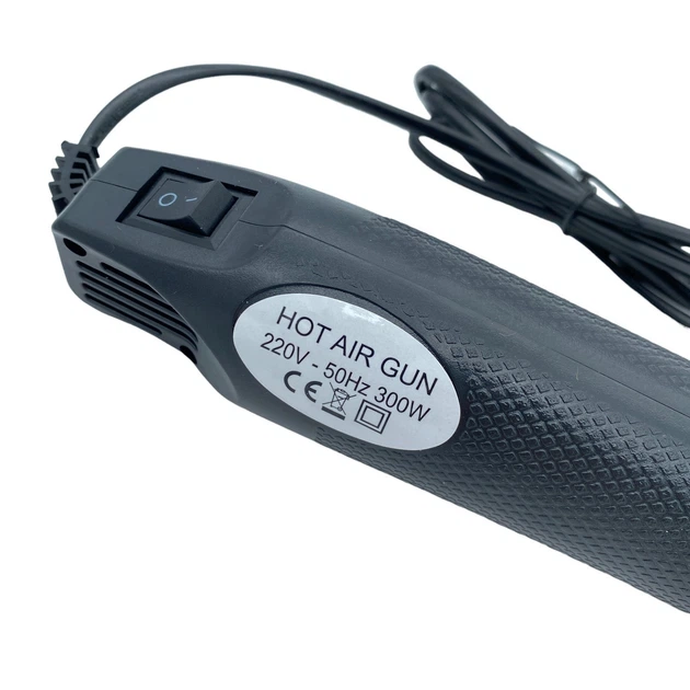 Фен для термоусадки, паяльний фен Heat AIR Gun 300w термофен ( Артикул: A000058 ) - Фото 5 Фен для термоусадки, паяльний фен Heat AIR Gun 300w термофен ( Артикул: A000058 ) - зображення 5