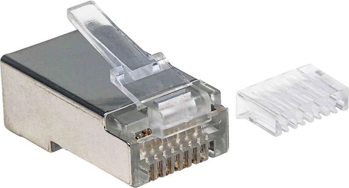Złącze Intellinet 790543 Pro Line RJ-45 Cat 6 90 szt Grey (0766623790543) - obraz 3