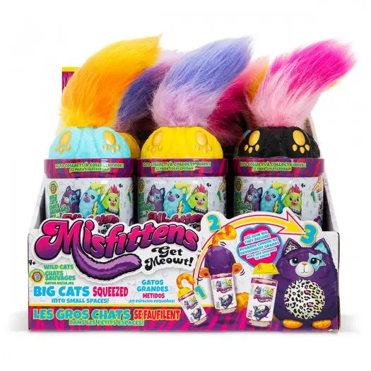 Котик Misfittens W3 25см мягкая игрушка-сюрприз в банке, мяукает-поет на английском C2372 - Фото 4 Котик Misfittens W3 25см мягкая игрушка-сюрприз в банке, мяукает-поет на английском C2372 - изображение 4