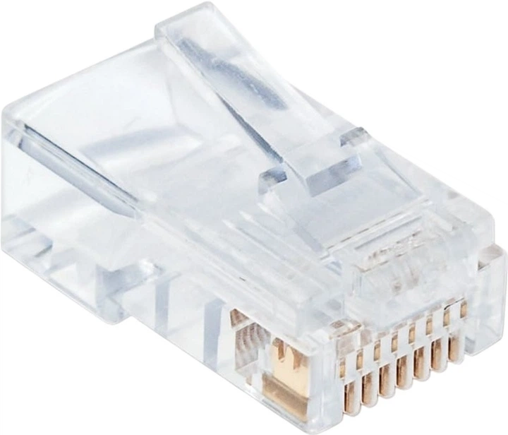 Wtyk modularny Techly 028900 RJ45 UTP Cat 5e 100 szt (8054529028900) - obraz 3