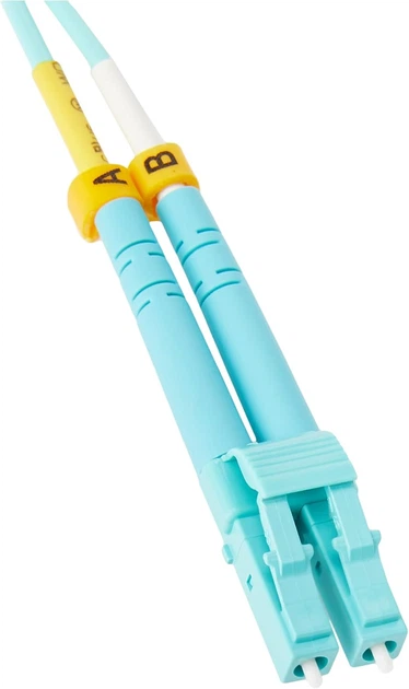Patchcord światłowodowy Ubiquiti UOC-0.5 UFiber, LC-UPC/LC-UPC, OM3, 0.5 m (817882020428) - obraz 3