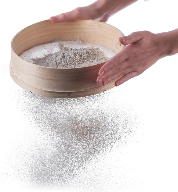 Сито для просіювання борошна Kadax дерев'яне 23 см (5906638309605)  - зображення 6