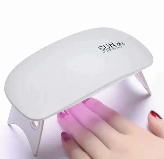 Лампа для маникюра Beauty Nail SUNmini White UV/LED 6 Вт USB для полимеризации гель-лака (4441) - изображение 3