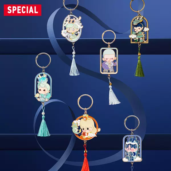 Коллекционный брелок-сюрприз Pop Mart Loong Presents Серия the Treasure Pendant (6941848265012) - Фото 7 Коллекционный брелок-сюрприз Pop Mart Loong Presents Серия the Treasure Pendant (6941848265012) - изображение 7